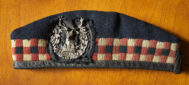 Close-Up of Gordon Highlander's WW I Cap Badge